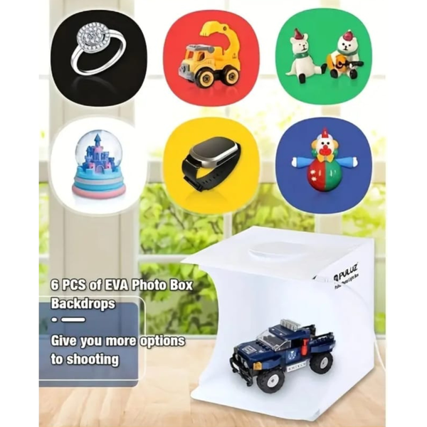 Compact 20cm White Mini Photo Studio