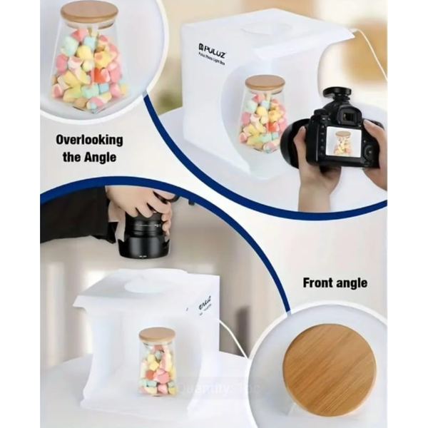 Compact 20cm White Mini Photo Studio