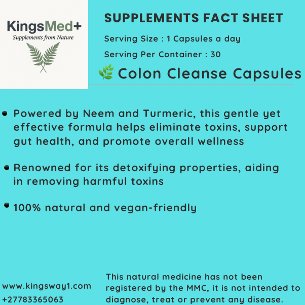 Colon Cleanse Capsules (5 Bottles)