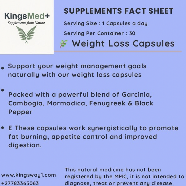Weight Loss Capsules (5x Bottle)