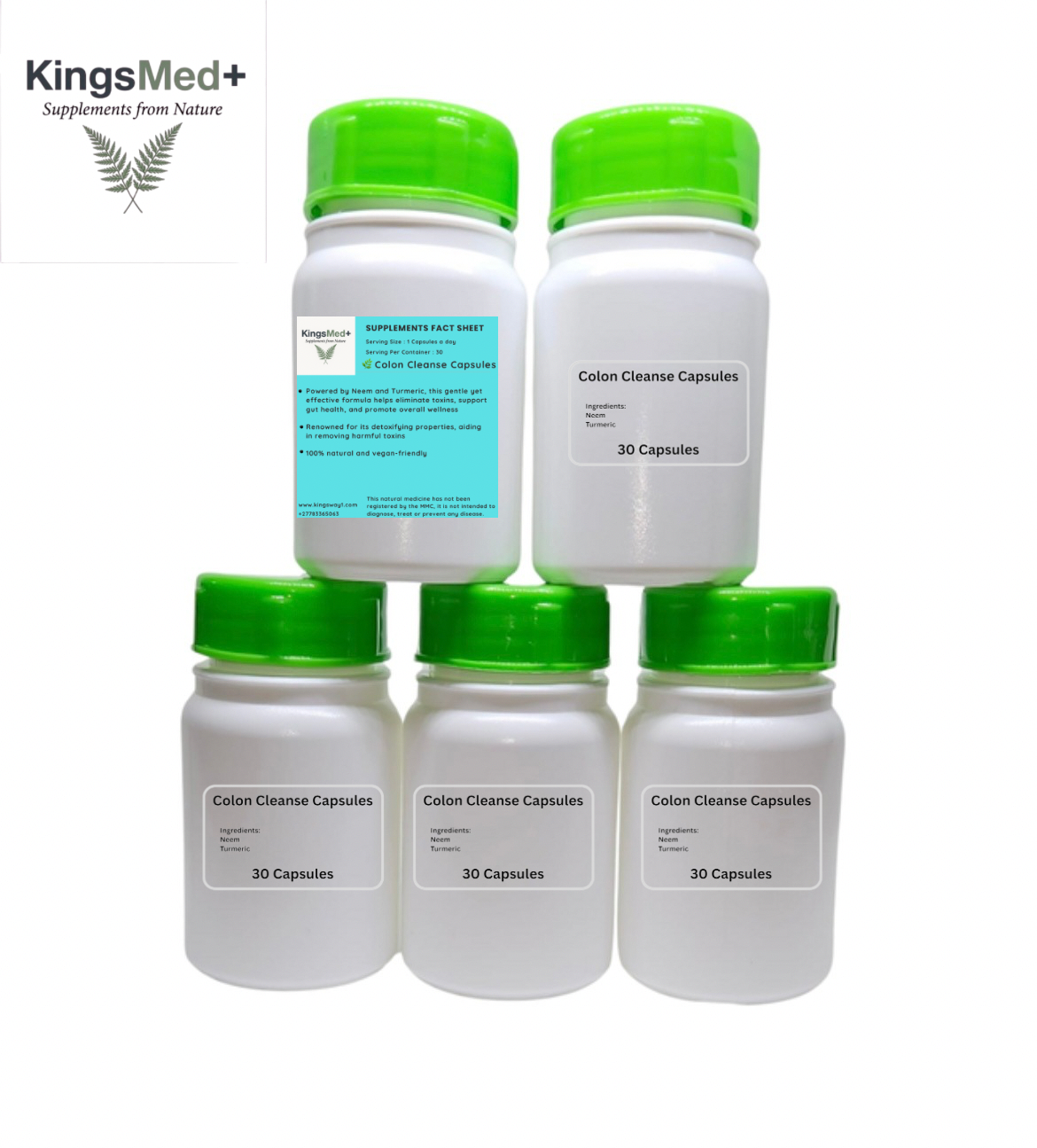 Colon Cleanse Capsules (5 Bottles)