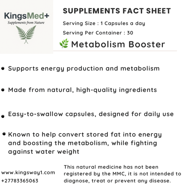 Metabolism Booster Capsules (5 Bottles)